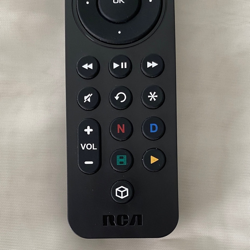 RCA Black Smart Remote Control - Picture 4 of 12